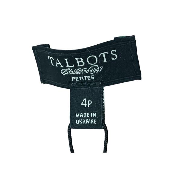 New Talbots Sleeveless Top Brown Lined Blouse Wool Blend Career Classic 4P - Picture 10 of 10